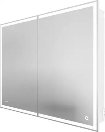 Grossman Шкаф с зеркалом для ванной Меркадо-100 201002 – изображение в каталоге