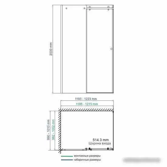 Душевой уголок Wasserkraft Vils 56R10 - фото товара