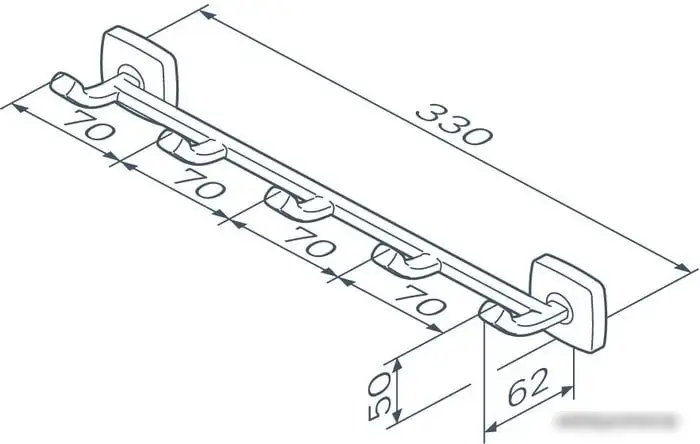 Крючок для ванны AM.PM Gem A9035922 – фото товара
