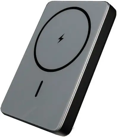 Внешний аккумулятор Roome Urban W72 10000mAh Magnetic Wireless (серый) – фото товара