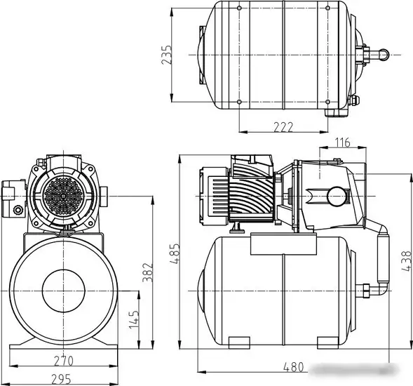 Насосная станция Pumpman ATJET100 - фото товара