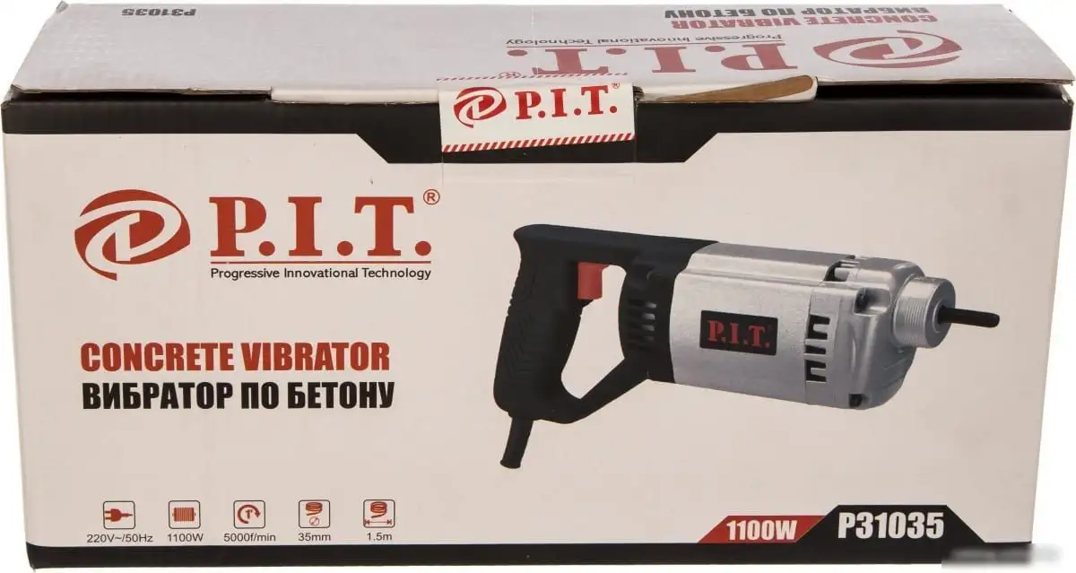 Вибратор глубинный P.I.T. P31035 – фото товара