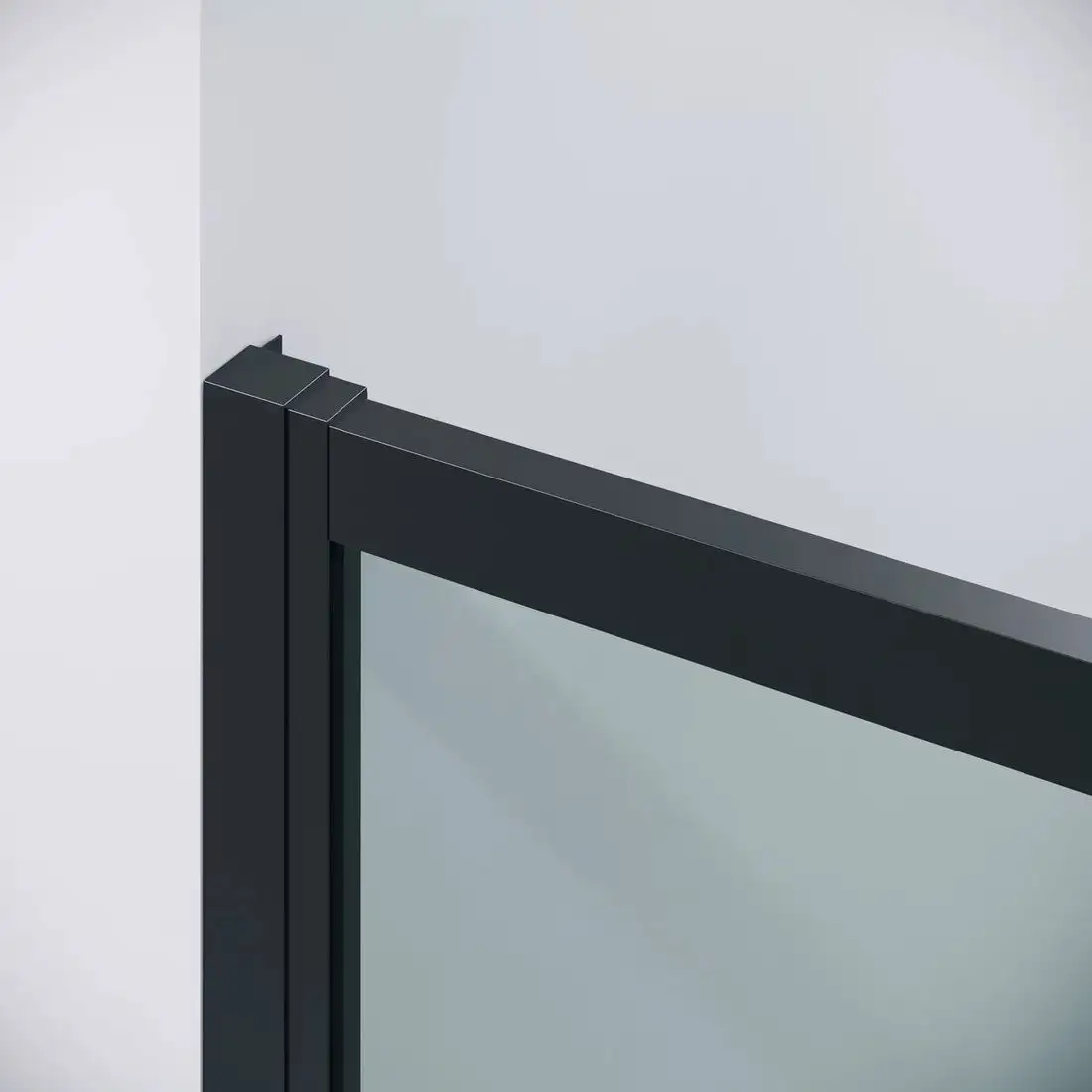 Душевая стенка Grossman Cosmo 100х195 200.K33.02.100.21.00 (черный матовый/стекло прозрачное) - фото товара