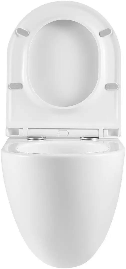 Унитаз подвесной Lemark Glazer 9614003 (белый глянец, с сиденьем) - фото товара