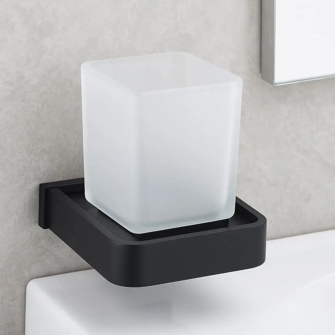 Набор аксессуаров для ванной Lauter 21SH7062 + 21SH7052 + 21SH8372 (Matt Black, 3 предмета) – фото товара