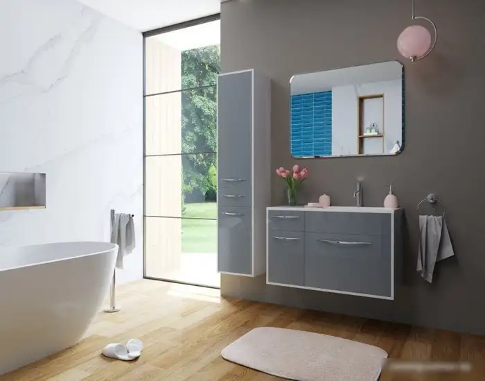 Эстет Шкаф-пенал Barcelona R 35x35x174.7 ФР-00003589 – фото товара