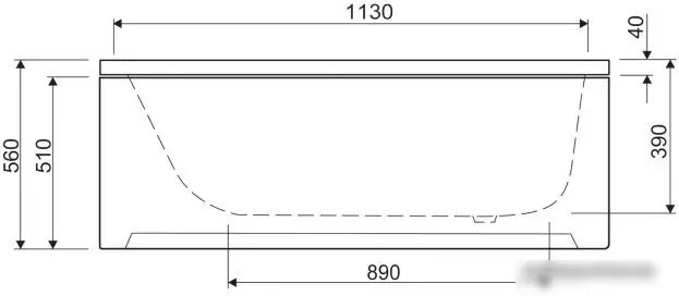 Ванна Cezares Eco 130x70 - фото товара