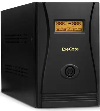 Источник бесперебойного питания ExeGate SpecialPro Smart LLB-2200.LCD.AVR.C13.RJ.USB – изображение в каталоге