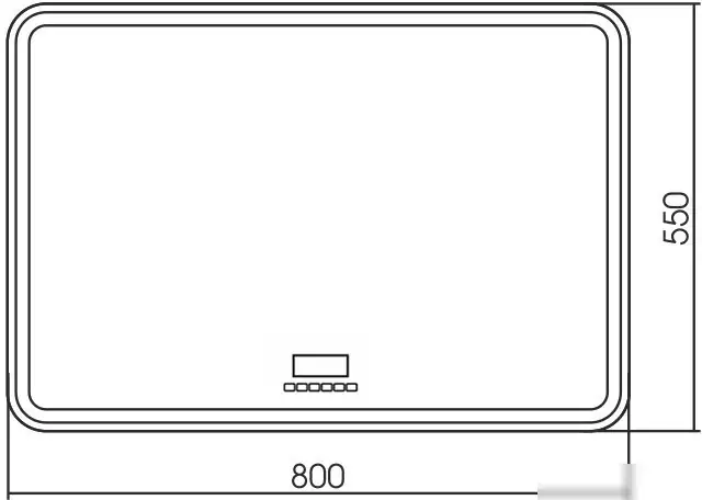 Silver Mirrors Зеркало Давид 80x55 LED-00002544 – фото товара