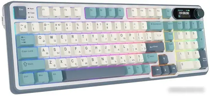 Клавиатура Royal Kludge RK-S98 RGB Light Cloud (RK Chartreuse) – фото товара