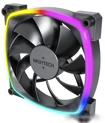 Вентилятор для корпуса Montech AX120 PWM (черный) – фото товара