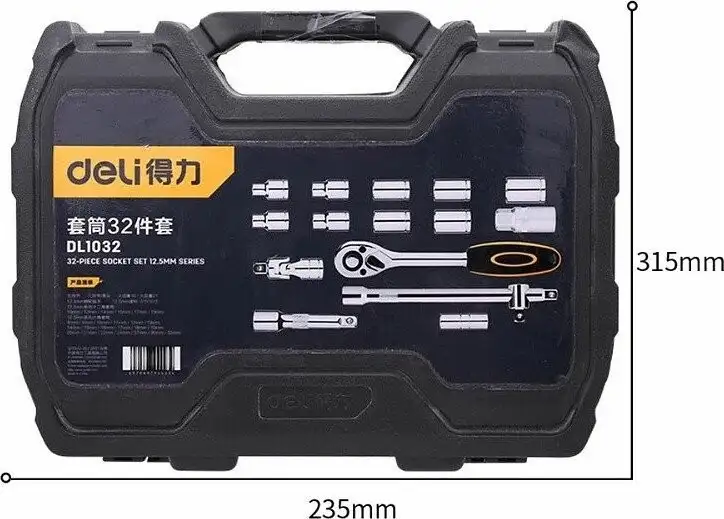 Универсальный набор инструментов Deli EDL1032 (32 предмета) – фото товара