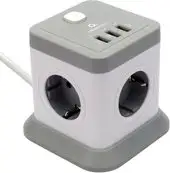 Сетевой фильтр Cablexpert TWR-4-U3-W-2 – изображение в каталоге