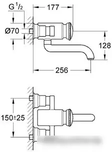 Смеситель Grohe Contromix Public 36113000 - фото товара