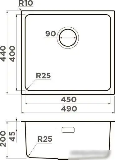 Кухонная мойка Omoikiri Tadzava 49-U/I-LG 4993263 (светлое золото) - фото товара