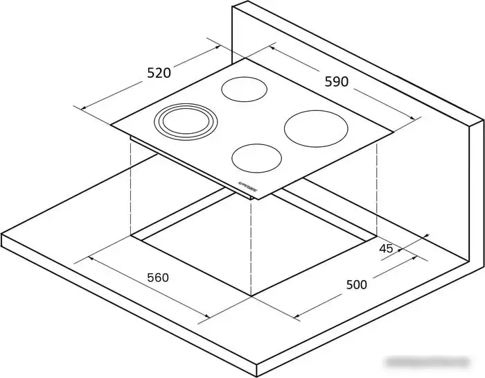 Варочная панель KUPPERSBERG ECS 603 - фото товара