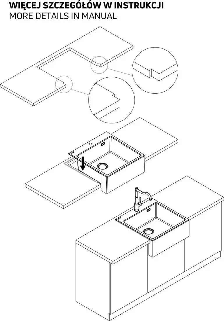 Кухонная мойка Deante ZQE_T10K - фото товара