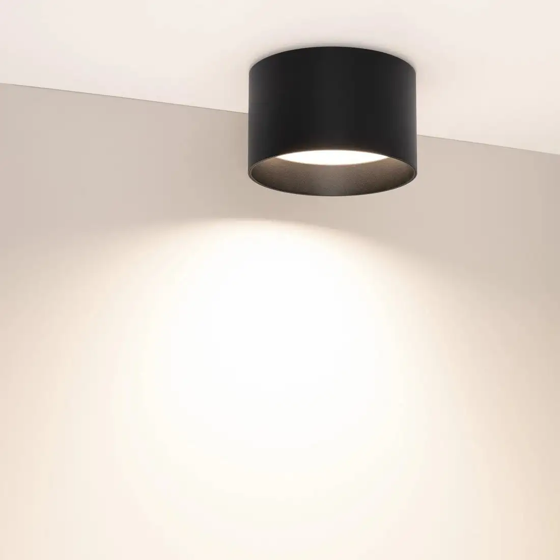 Точечный светильник Arlight SP-BISCOTTO-R140-15W Warm3300-MIX BK 80deg 054916 – фото товара