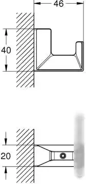 Крючок для ванны Grohe Grohe 40782000 – фото товара
