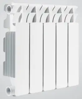 Алюминиевый радиатор Nova Florida Big B24 350/100 White (15 секций)
