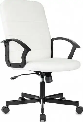 Офисное кресло Бюрократ Triest (белый, экокожа) – изображение в каталоге