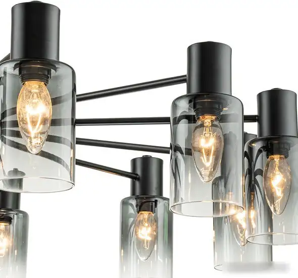 Люстра средней высоты Escada 2120/12P (черный) – фото товара