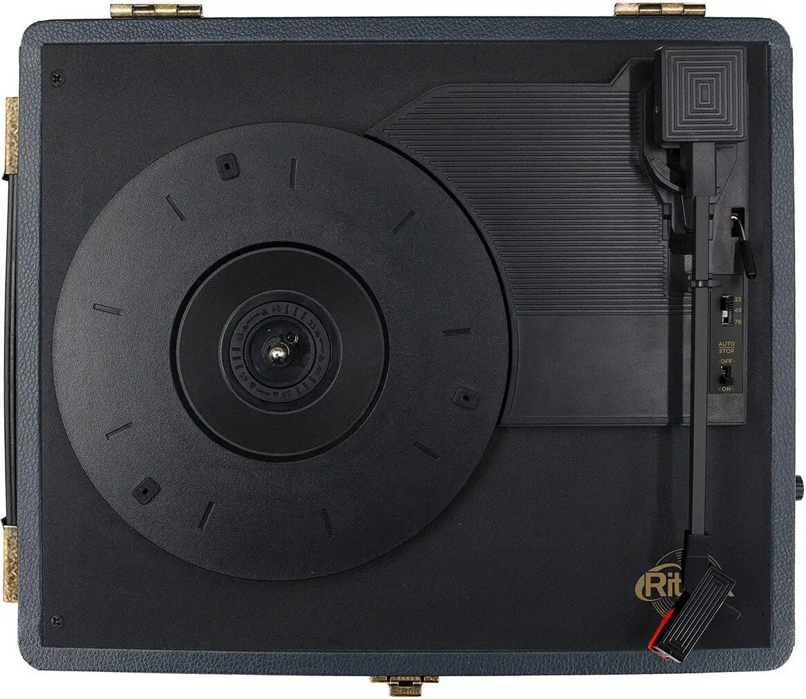 Виниловый проигрыватель Ritmix LP-100 (темно-синий) – фото товара