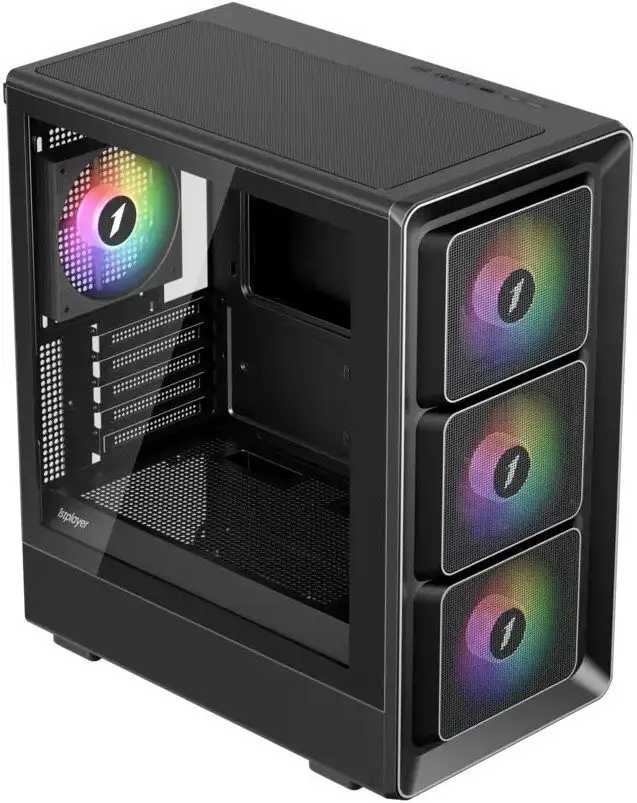 Корпус 1stPlayer BR5 BR5-BK-4FA7 (черный) – фото товара
