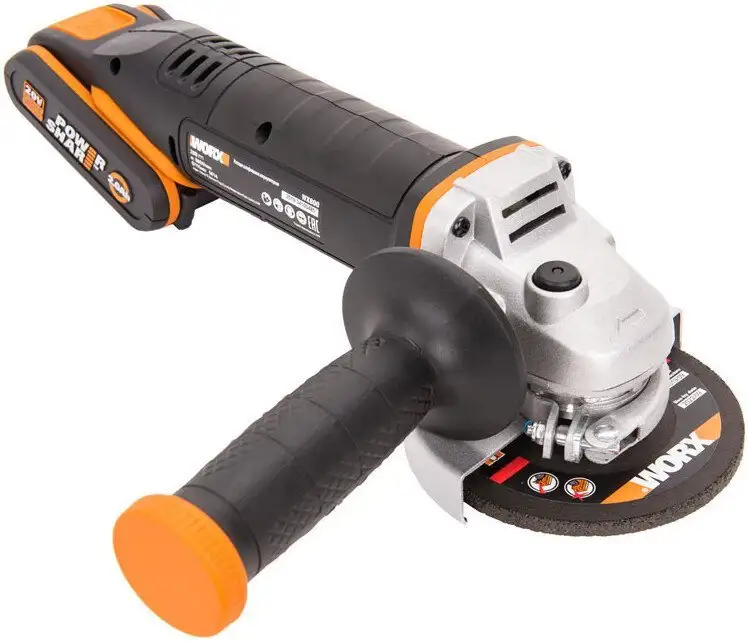 Угловая шлифмашина Worx WX800 (с 2-мя АКБ, кейс) – фото товара