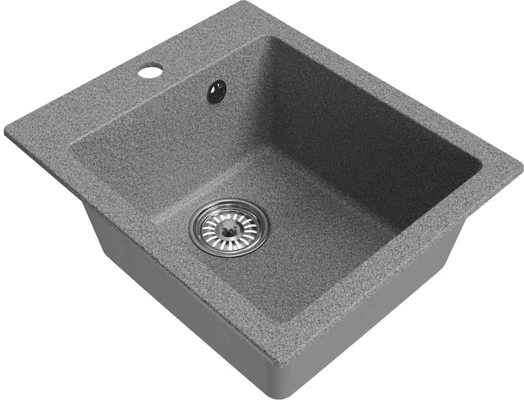 Кухонная мойка Mixline ML-GM14 551903 (темно-серый) - фото товара