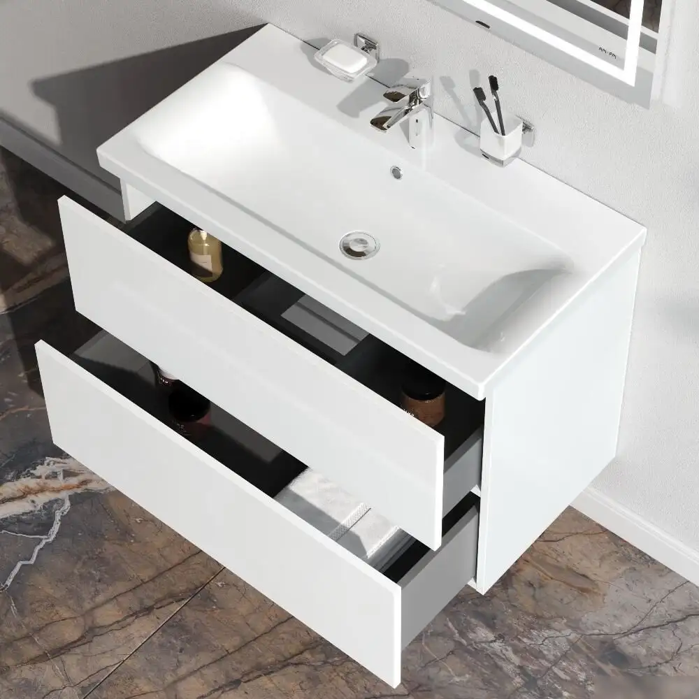 AM.PM Тумба под умывальник Gem 80 см M90FHX0802WG – фото товара