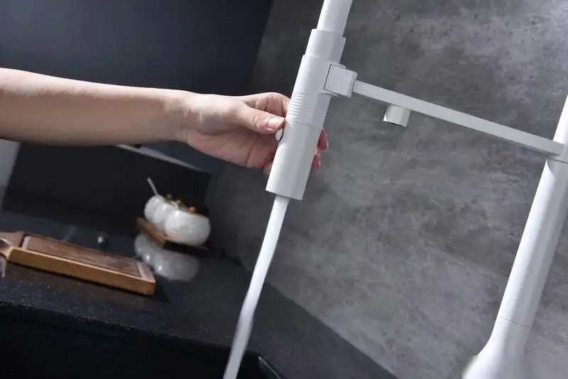 Смеситель Paulmark Magneto One Ma213188-WH (белый/белый матовый) - фото товара