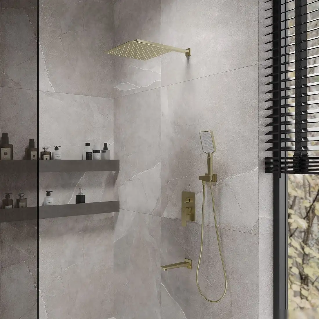 Душевая система Oliveeka OL-88939003-BG - фото товара