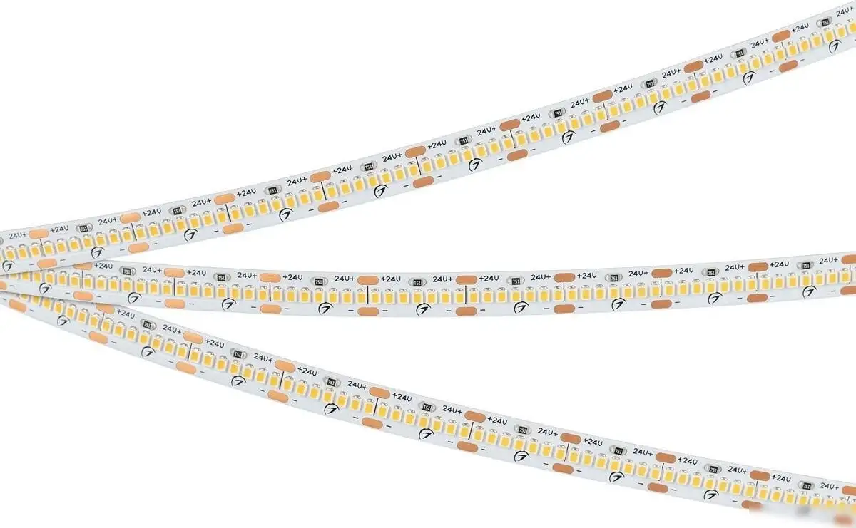 Светодиодная лента Arlight 6W/m 420Led/m 2216SMD теплый белый 5M MICROLED-M420-8mm 24V Warm3000 046744 – фото товара