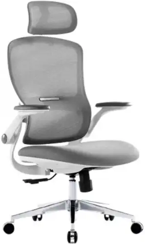 Офисное кресло SitUp Sity White Chrome (сетка Grey/Grey) – изображение в каталоге