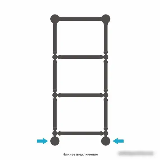 Полотенцесушитель Сунержа Ренессанс 1386 960x400 30-0281-9640 - фото товара