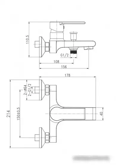 Смеситель Cersanit Brasko A63021 - фото товара