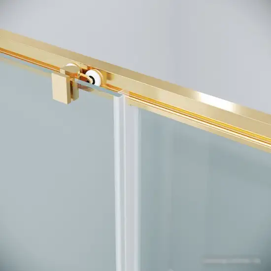 Душевая дверь Grossman Cosmo 120x195 100.K33.02.120.32.00 (золото сатин/стекло прозрачное) - фото товара