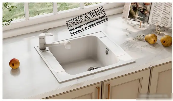 Кухонная мойка Ulgran U-604 (344 ультра-черный) - фото товара