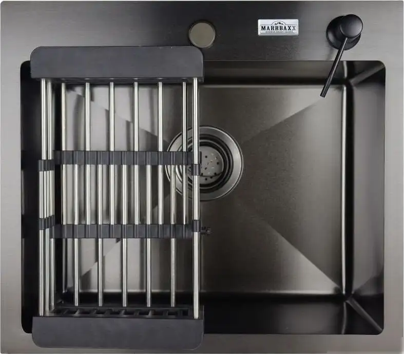 Кухонная мойка MARRBAXX B5044-R (черный/графит) - фото товара