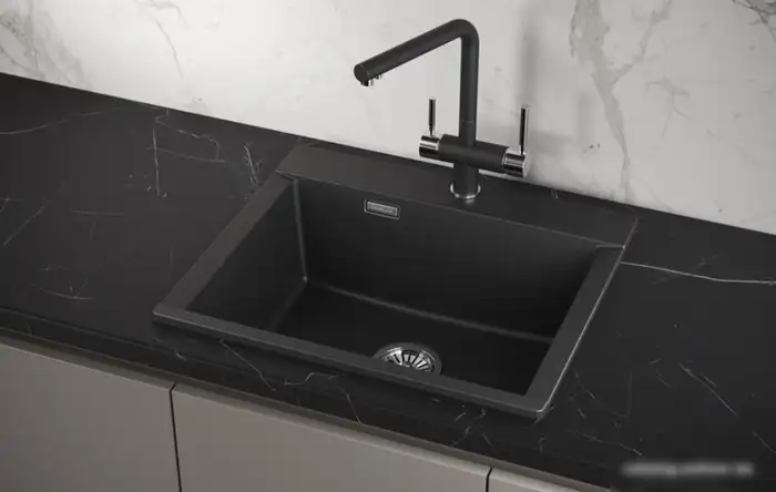 Кухонная мойка Granula ES-5804 (черный) - фото товара