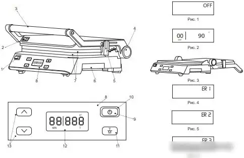 Электрогриль Brayer BR2006 – фото товара
