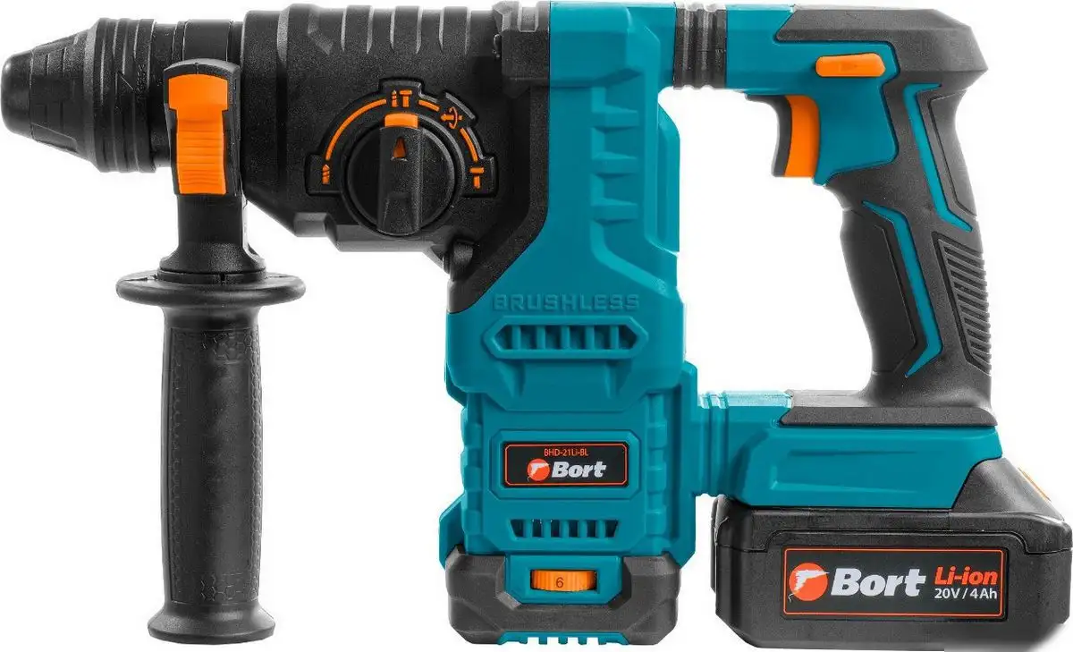 Перфоратор Bort BHD-21Li-BL 93413410 (с 2-мя АКБ, кейс) – фото товара