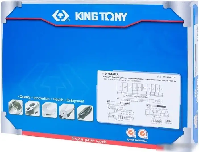 Универсальный набор инструментов King Tony 9-7540MR (40 предметов) – фото товара