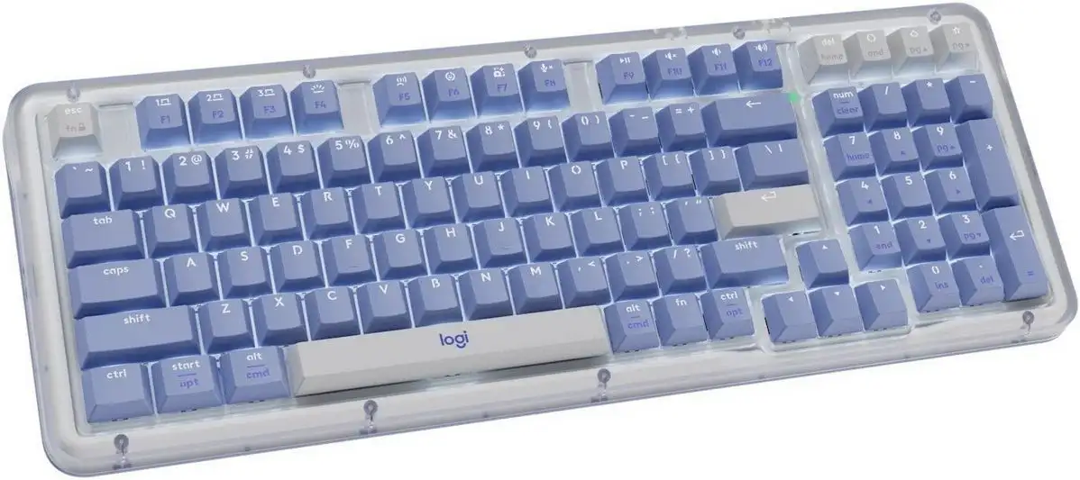 Клавиатура Logitech Alto Keys K98M 920-013042 (белый/синий, нет кириллицы) – фото товара