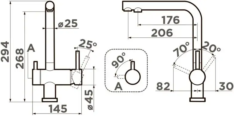 Смеситель Omoikiri Nagano-SL (sicilian lemon) - фото товара