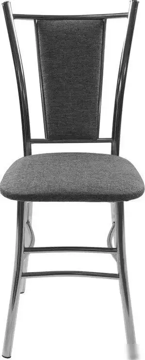 Стул ВВР Марсель (серый/хром, рогожка) – фото товара