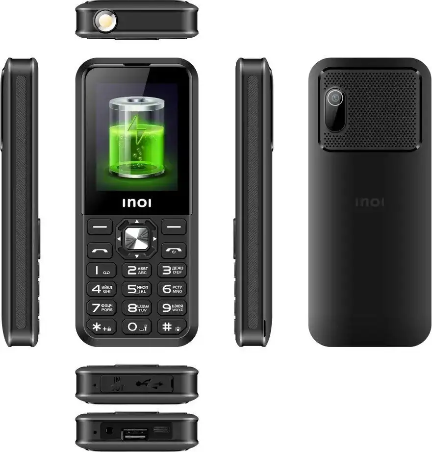 Телефон Inoi 340 PowerHub 4G (черный) – фото товара