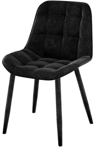 Стул ВВР Бостон-М (черный/черный, велюр) – изображение в каталоге