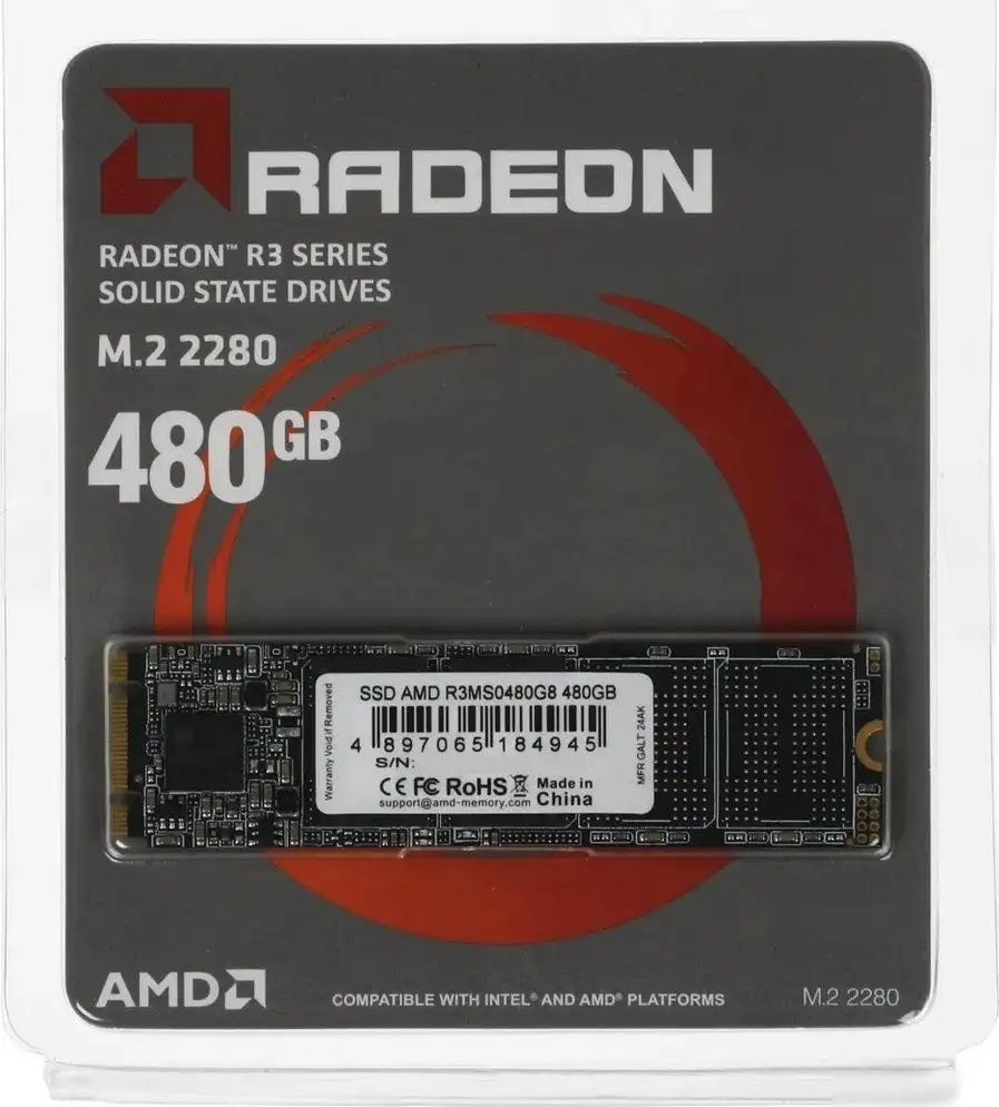 SSD AMD Radeon R3 480GB R3MS0480G8 – фото товара